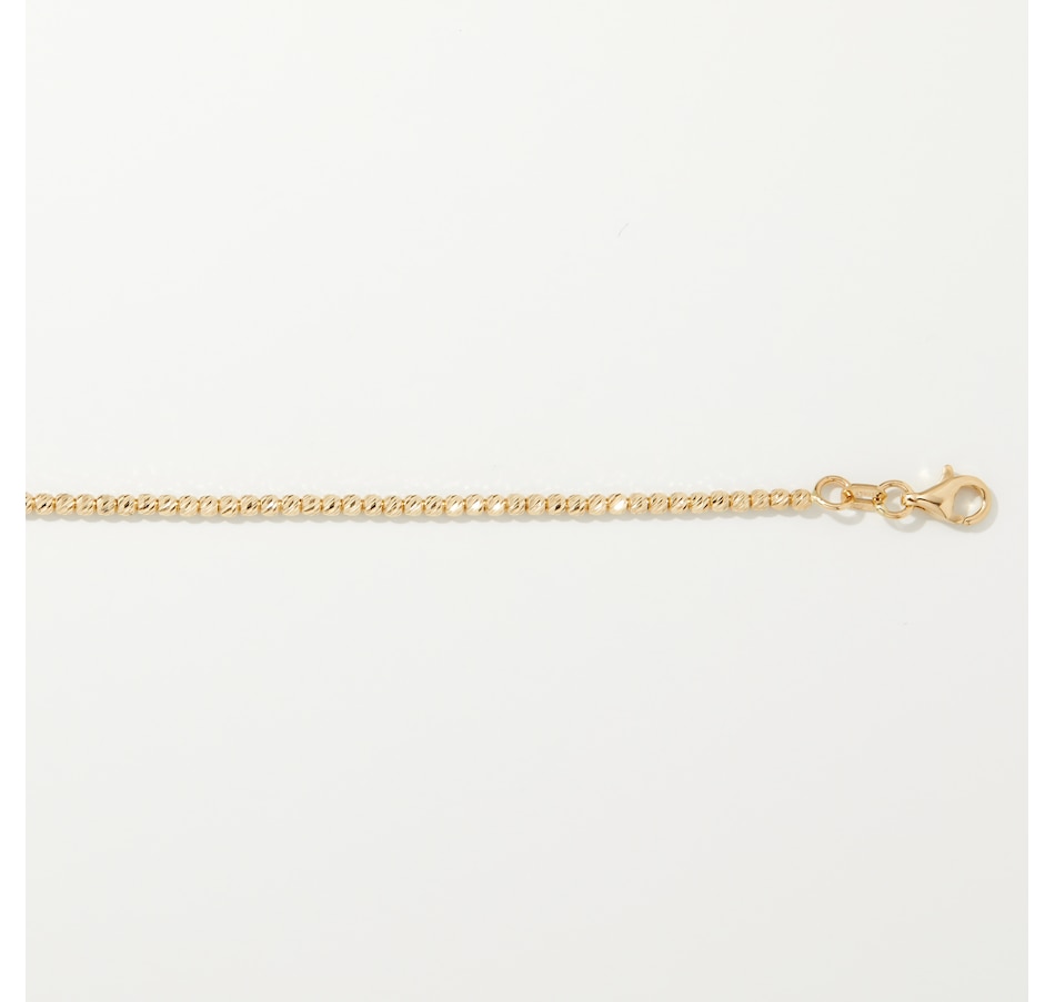 Image 221949_ALTMORE1.jpg, Product 221-949 / Price $779.99, UNOAERRE 18K Yellow Gold Diamond Cut Bead Bracelet from UnoAErre Jewellery on TSC.ca's Jewellery department