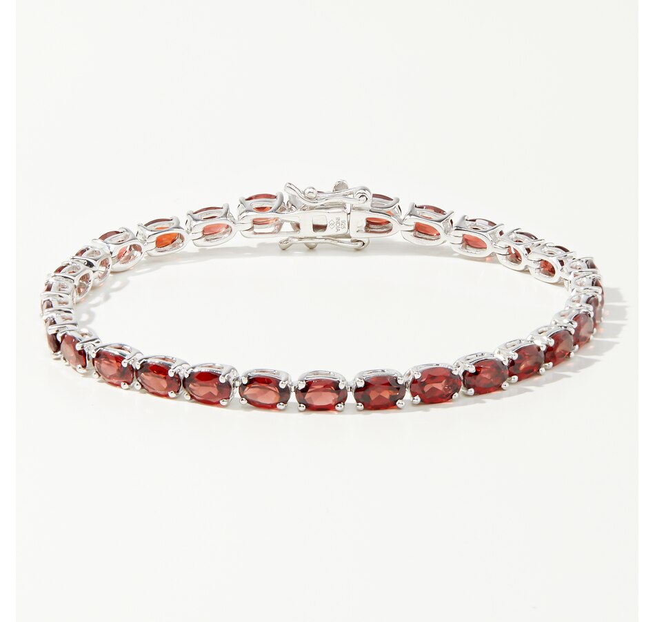 Image 221978_GAR.jpg, Product 221-978 / Price $189.33, Gem Reflections Sterling Silver Oval Gemstone Bracelet from Best of Gems on TSC.ca's Jewellery department
