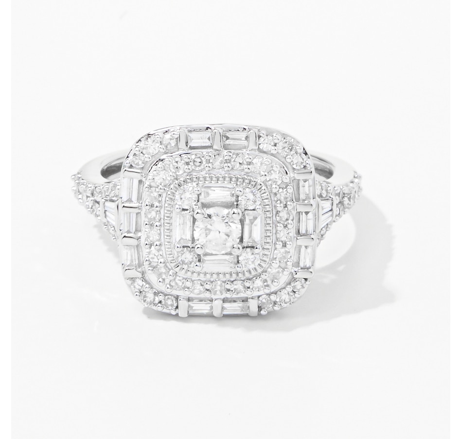 Image 221992_WGL.jpg, Product 221-992 / Price $2,199.99, 18K Gold 1.05 av. ctw Diamond Ring from Best of Gems on TSC.ca's Jewellery department