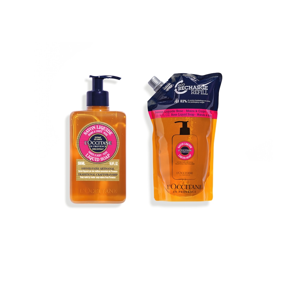 Image 222216_RSF.jpg, Product 222-216 / Price $69.00, L'Occitane Liquid Soap Duo from L'Occitane on TSC.ca's Beauty department