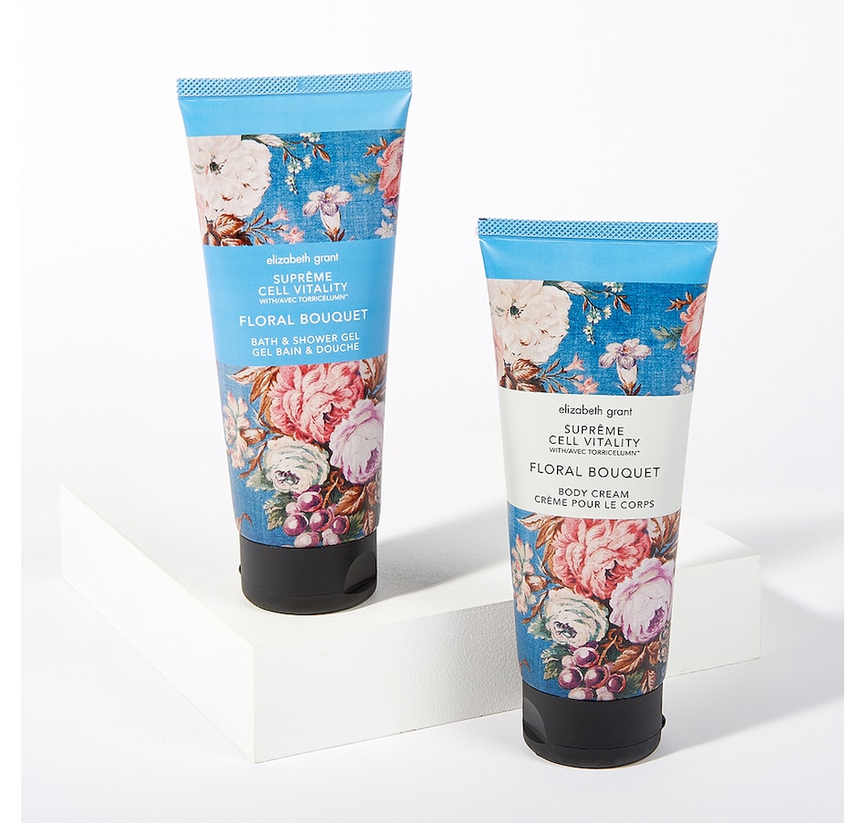 Image 222445.jpg, Product 222-445 / Price $30.00, Elizabeth Grant Supreme Cell Vitality Floral Bouquet Bath And Body Duo from Elizabeth Grant on TSC.ca's Beauty department