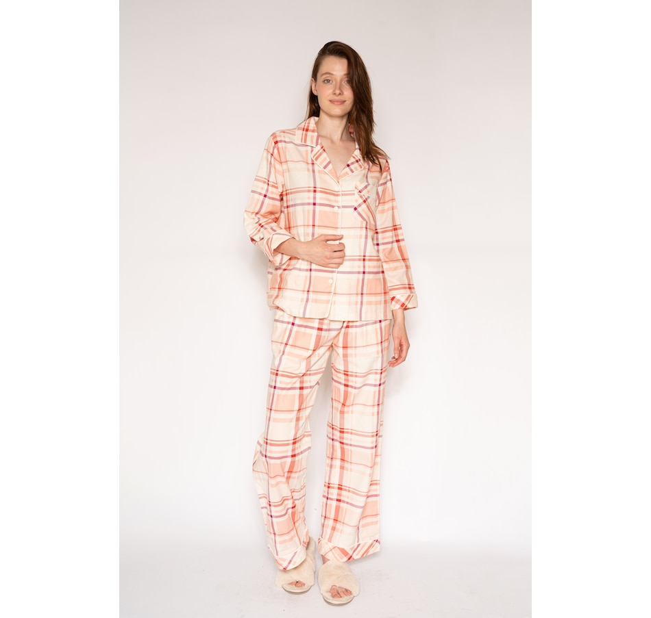 Clothing & Shoes - Pajamas & Loungewear - Pajama Sets & Nightgowns - Latte  Love Flannel PJ Pant Set - Online Shopping for Canadians
