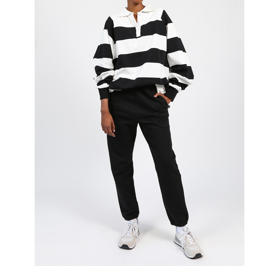 Image 222534_ALTMORE1.jpg, Product 222-534 / Price $88.00, Brunette the Label Polo Stripe Shirt from Brunette The Label on TSC.ca's Fashion department