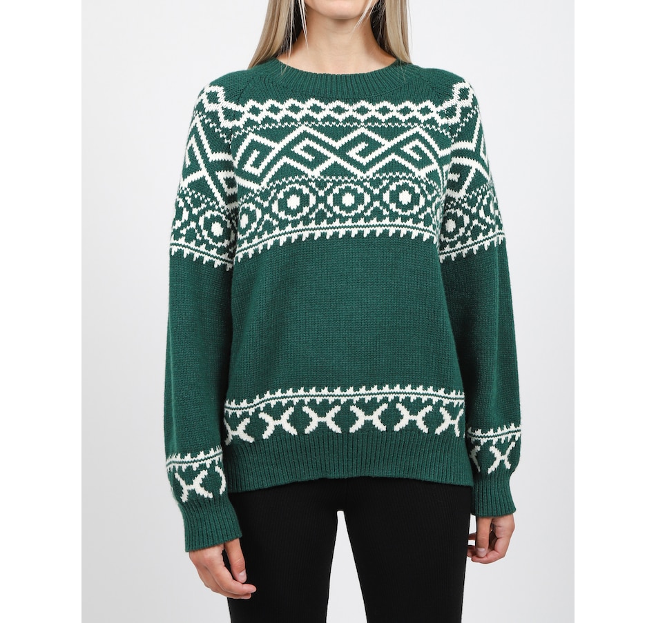 Image 222543_EMR.jpg, Product 222-543 / Price $79.88, Brunette the Label Fairisle Sweater from Brunette The Label on TSC.ca's Fashion department