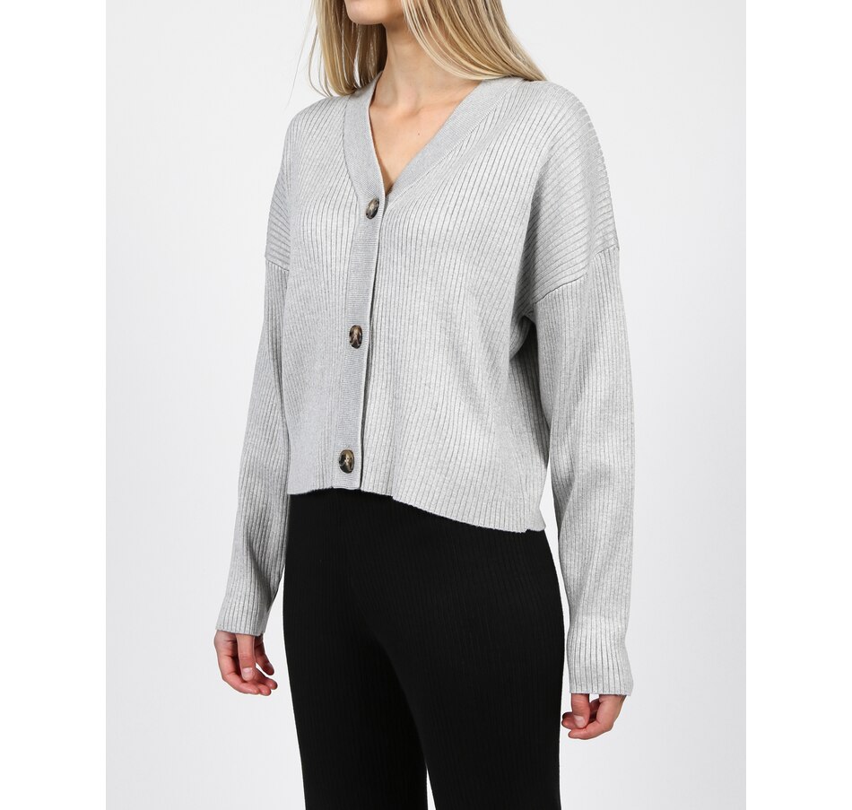 Image 222554_ALTMORE1.jpg, Product 222-554 / Price $44.88, Brunette The Label Best Friend Ribbed Cardigan from Brunette The Label on TSC.ca's Fashion department