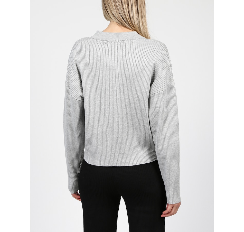 Image 222554_ALTMORE2.jpg, Product 222-554 / Price $44.88, Brunette The Label Best Friend Ribbed Cardigan from Brunette The Label on TSC.ca's Fashion department