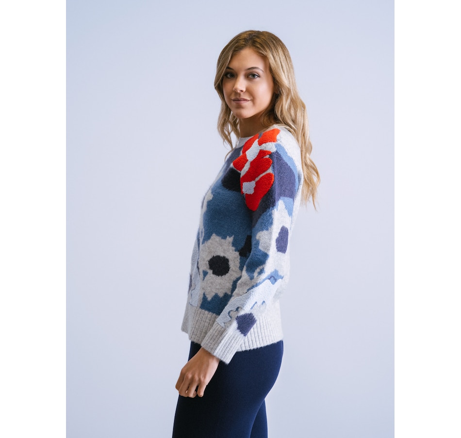 Image 222555_ALTMORE1.jpg, Product 222-555 / Price $140.00, Why Not Crewneck Floral Sweater from Why Not on TSC.ca's Fashion department