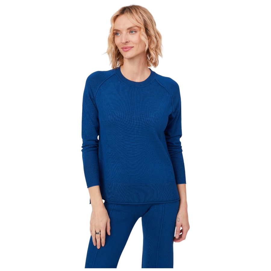Image 222556_BLU.jpg, Product 222-556 / Price $98.00, Why Not Long Sleeve Fine Gauge Sweater from Why Not on TSC.ca's Fashion department