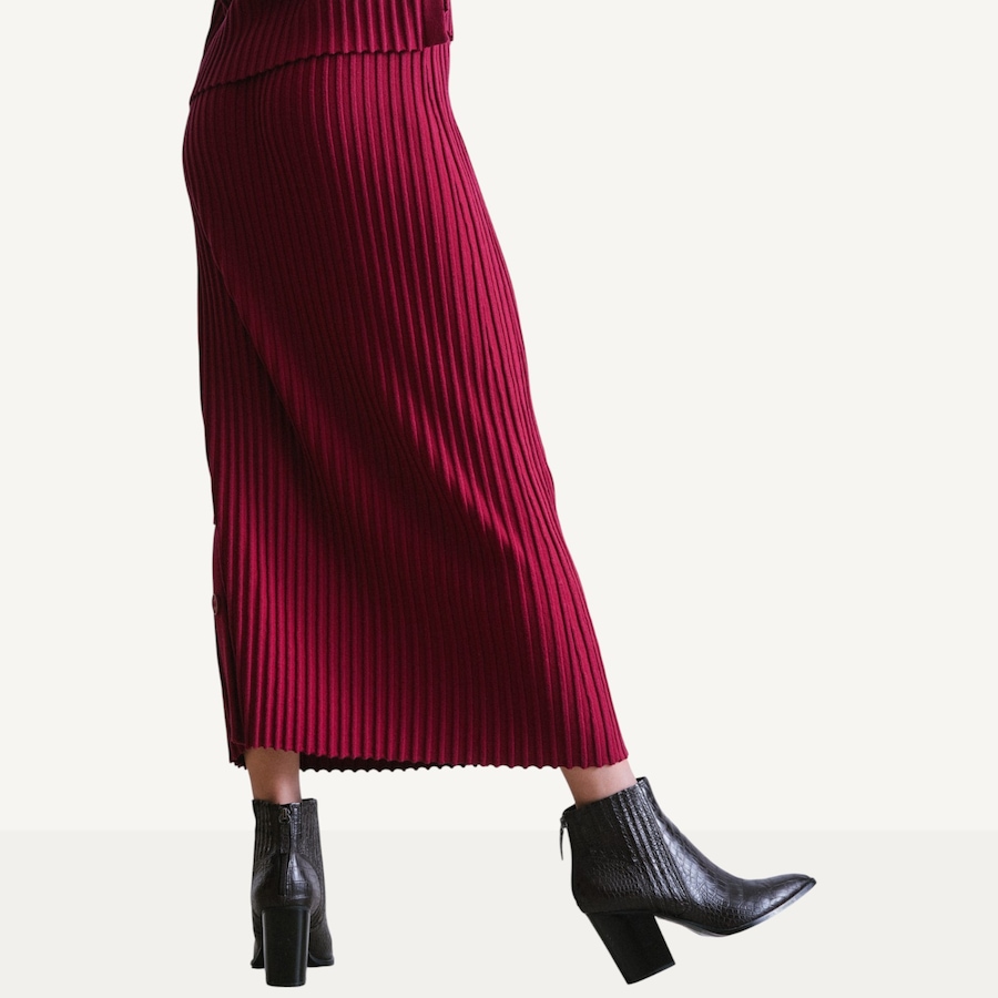Image 222558_ALTMORE4.jpg, Product 222-558 / Price $105.00, Why Not Pull-On Pleat and Button Detail Skirt from Why Not on TSC.ca's Fashion department