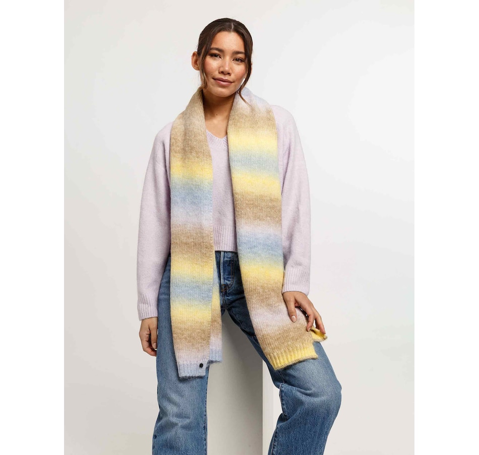 Image 222569_ALTMORE5.jpg, Product 222-569 / Price $78.00, V. Fraas Rainbow Scarf from FRAAS on TSC.ca's Fashion department