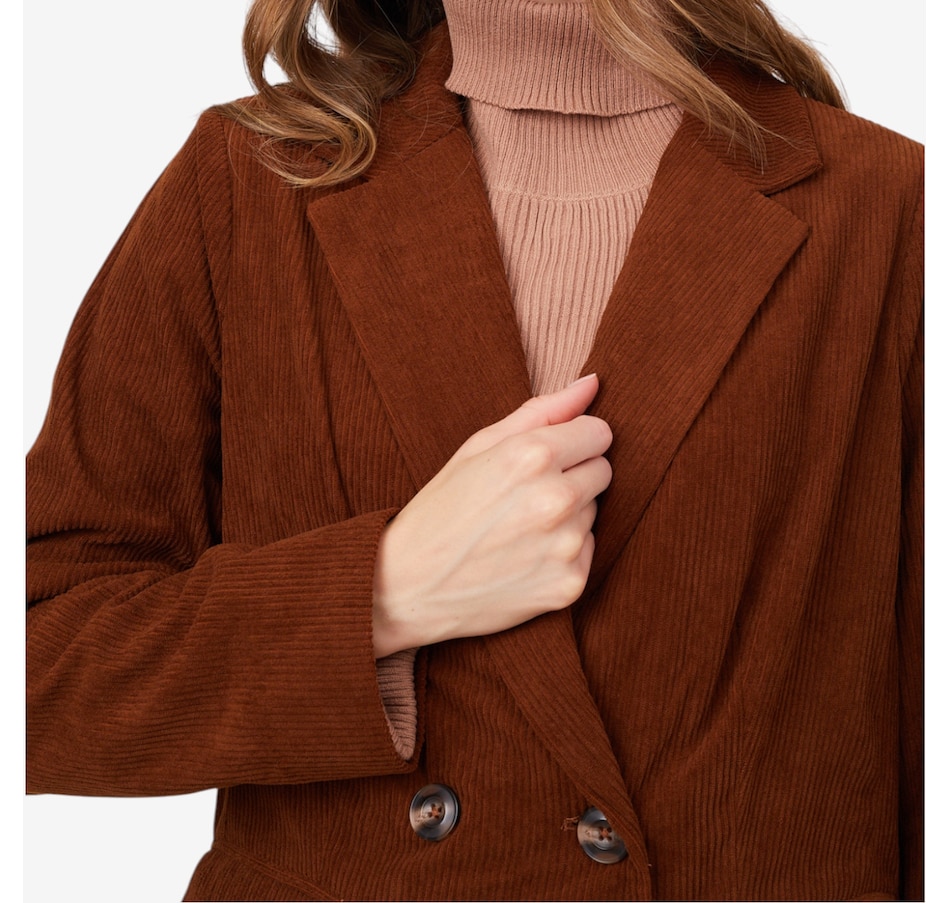 Image 222588_ALTMORE3.jpg, Product 222-588 / Price $99.88, Guillaume Double Breasted Corduroy Blazer from Guillaume on TSC.ca's Fashion department