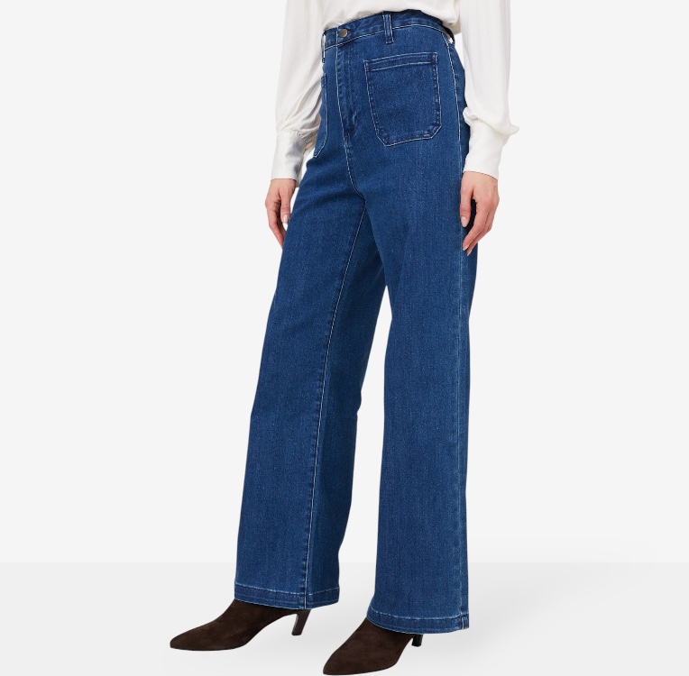 Guillaume Stretch Denim Flared Jean - TSC.ca