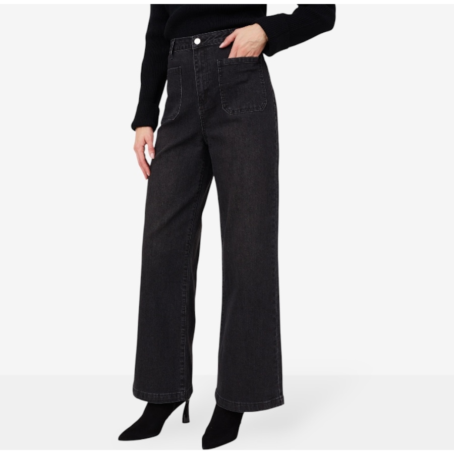 Image 222591_BLK.jpg, Product 222-591 / Price $69.88, Guillaume Stretch Denim Flared Jean from Guillaume on TSC.ca's Fashion department