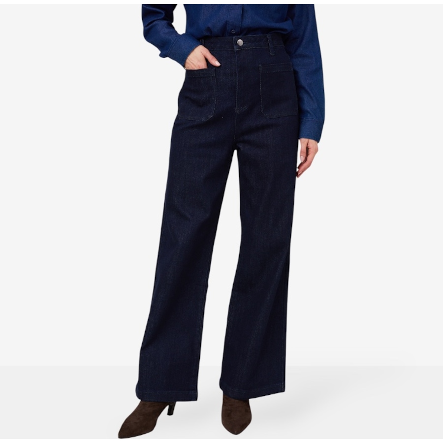 Image 222591_DID.jpg, Product 222-591 / Price $69.88, Guillaume Stretch Denim Flared Jean from Guillaume on TSC.ca's Fashion department
