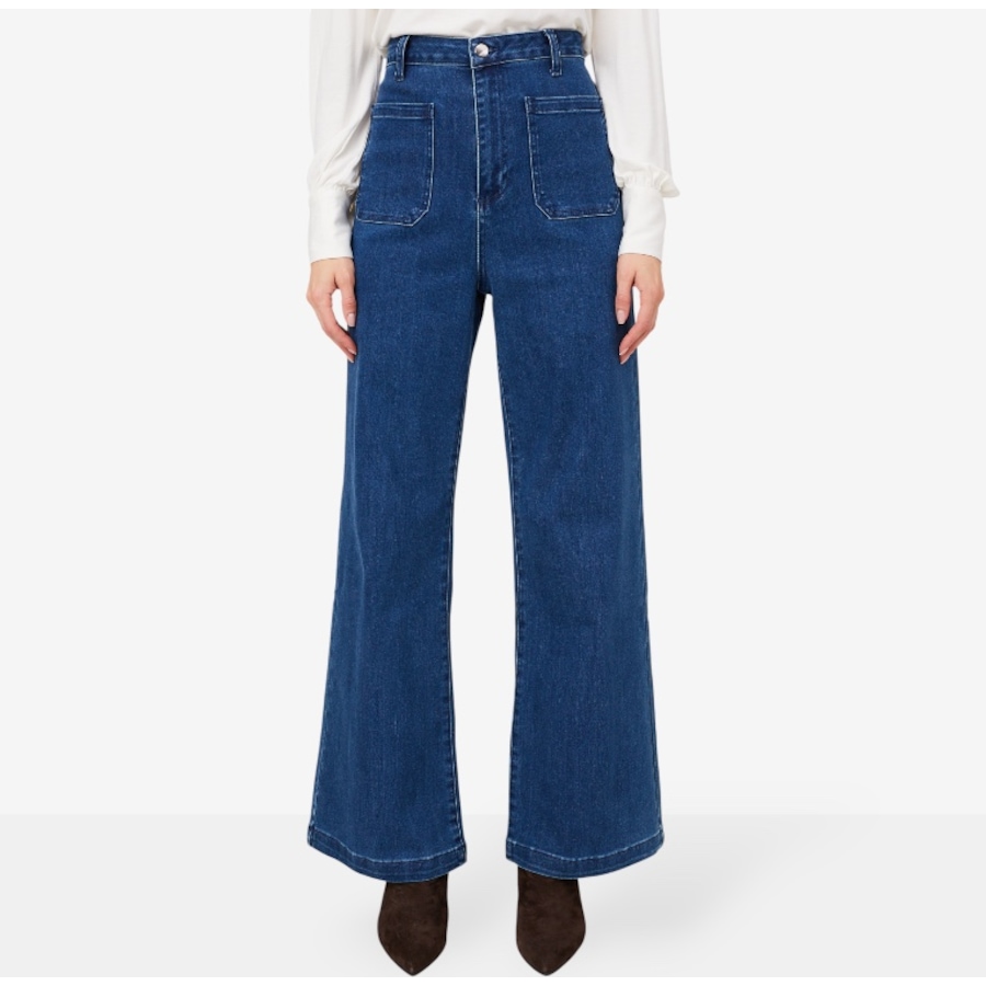 Image 222591_MEDIN.jpg, Product 222-591 / Price $69.88, Guillaume Stretch Denim Flared Jean from Guillaume on TSC.ca's Fashion department