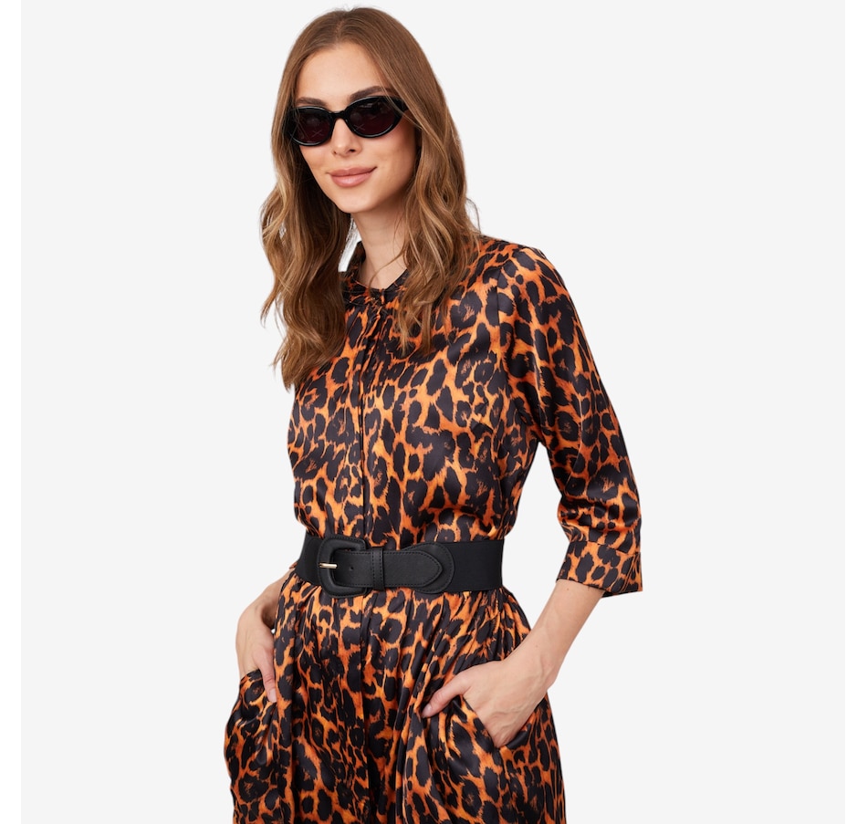 Image 222592_ALTMORE1.jpg, Product 222-592 / Price $89.88, Guillaume Leopard Print Matte Satin Dress from Guillaume on TSC.ca's Fashion department