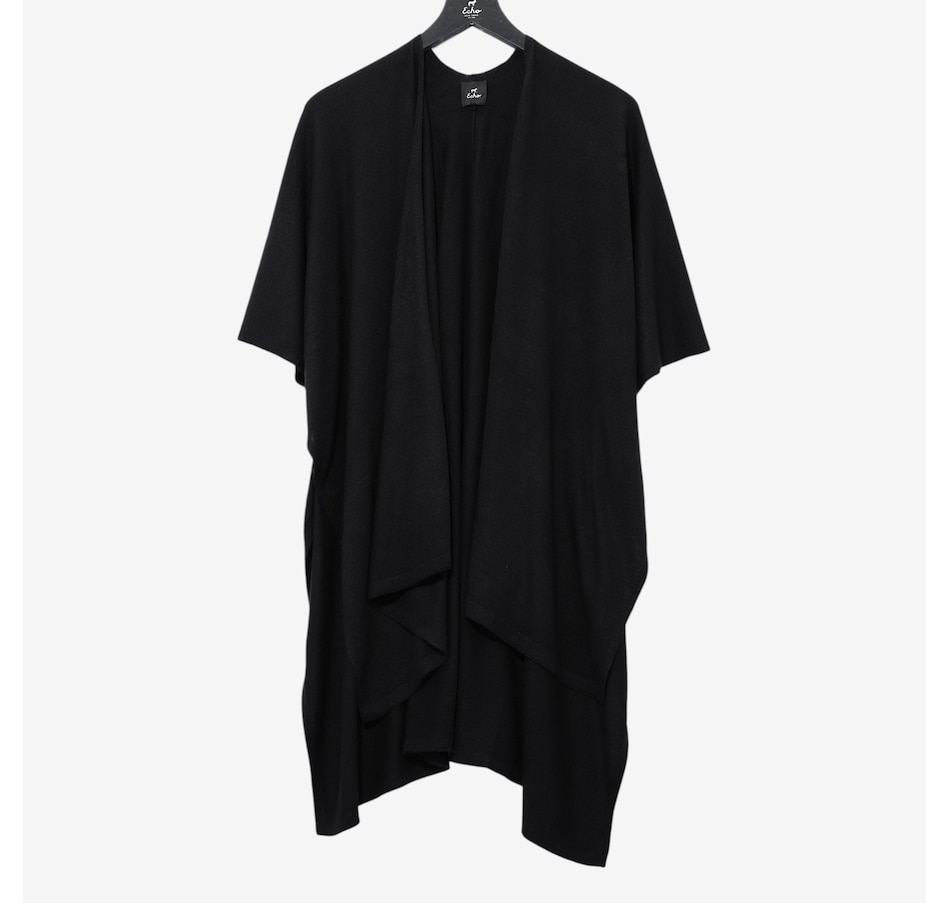 Image 222619_BLK.jpg, Product 222-619 / Price $79.88, Echo Essentials Ruana from Echo on TSC.ca's Fashion department