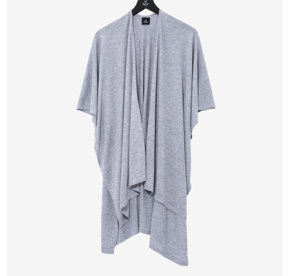 Image 222619_HGY.jpg, Product 222-619 / Price $79.88, Echo Essentials Ruana from Echo on TSC.ca's Fashion department