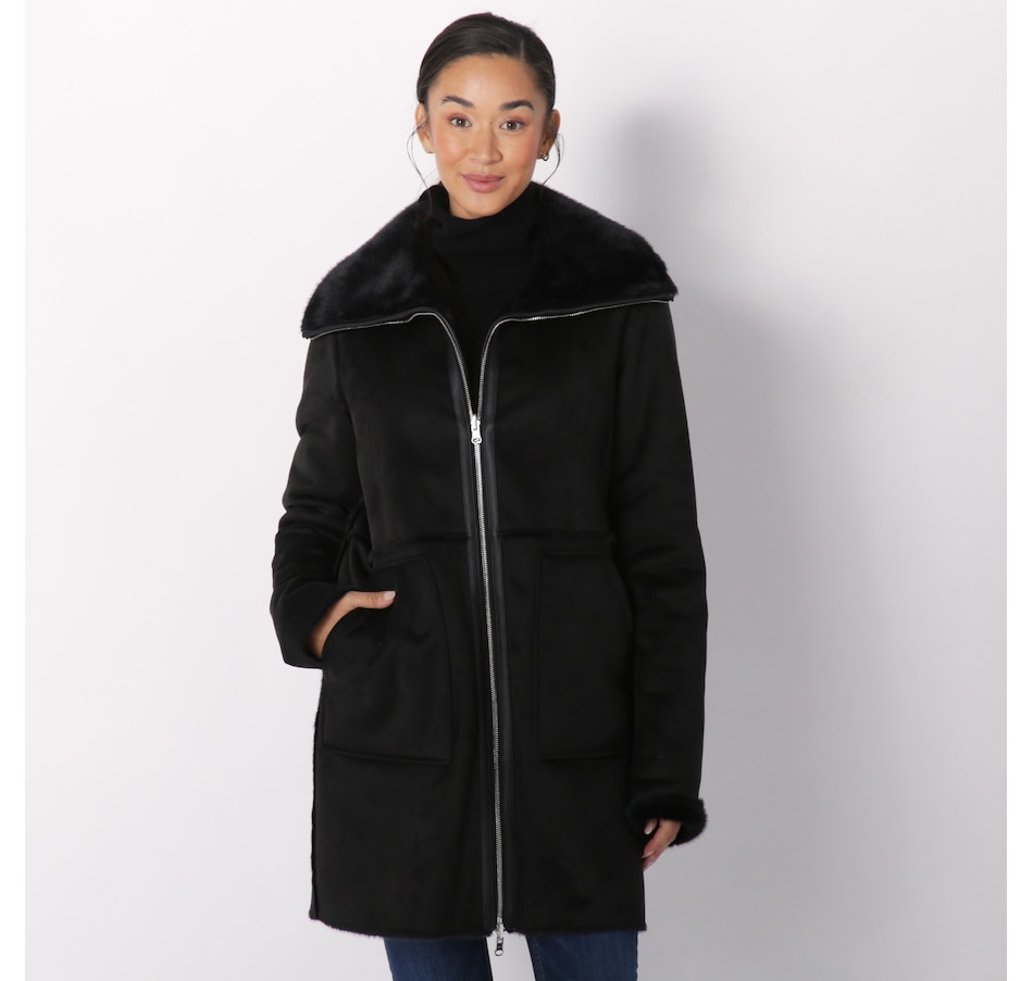 Clothing & Shoes - Jackets & Coats - Coats & Parkas - Nuage Ladies Zip ...