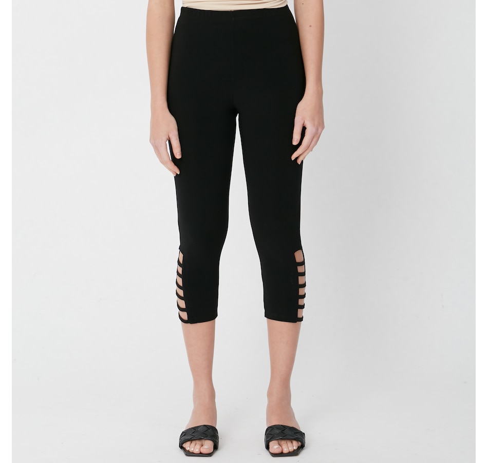 Image 222668_BLK.jpg, Product 222-668 / Price $14.33, Marallis Cropped Legging With Cut Out Details from Marallis on TSC.ca's Fashion department