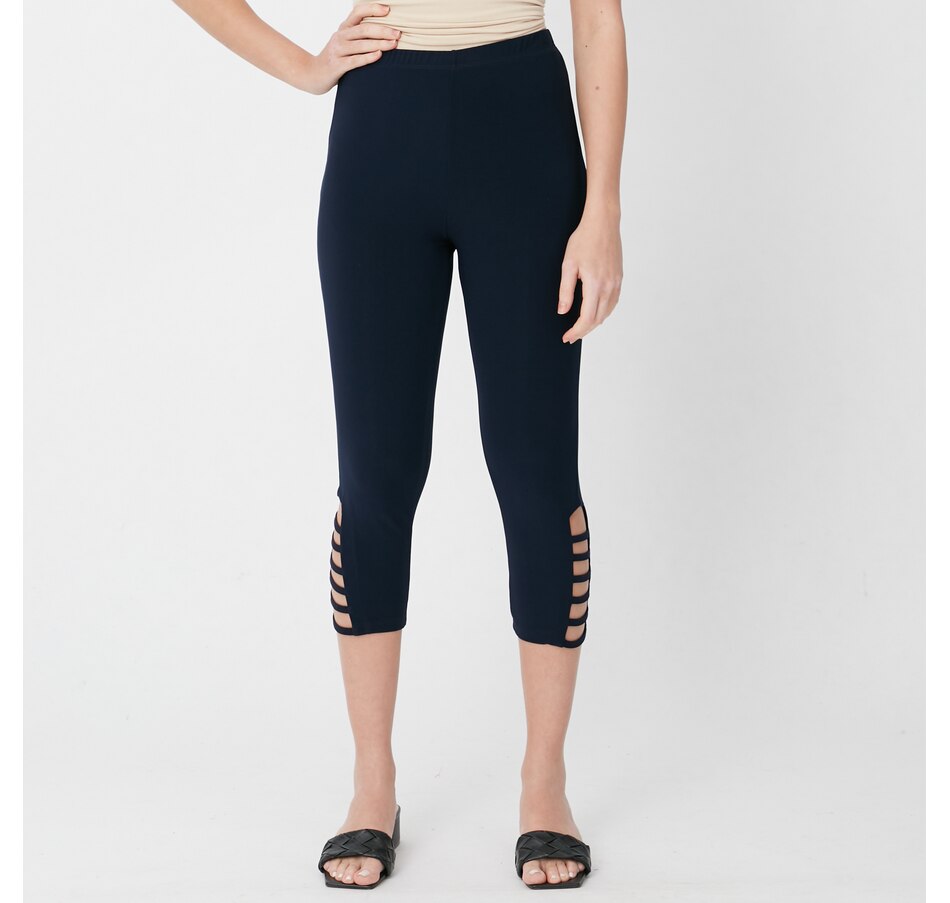 Image 222668_NVY.jpg, Product 222-668 / Price $14.33, Marallis Cropped Legging With Cut Out Details from Marallis on TSC.ca's Fashion department