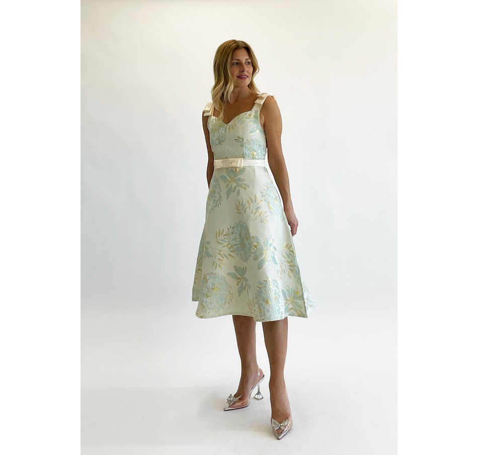 Image 222748_BLU.jpg, Product 222-748 / Price $115.33, Katherine Karambelas Josephine Floral Brocade Dress from Katherine Karambelas on TSC.ca's Fashion department