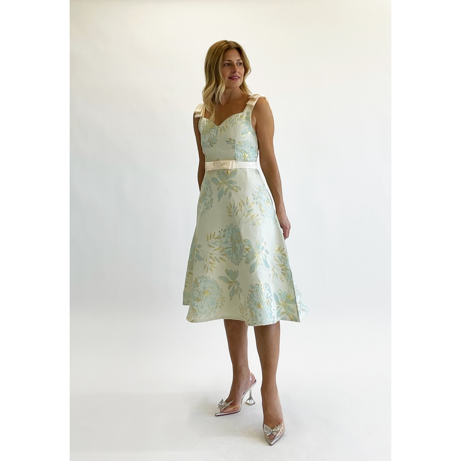 Image 222748_BLU.jpg, Product 222-748 / Price $115.33, Katherine Karambelas Josephine Floral Brocade Dress from Katherine Karambelas on TSC.ca's Fashion department