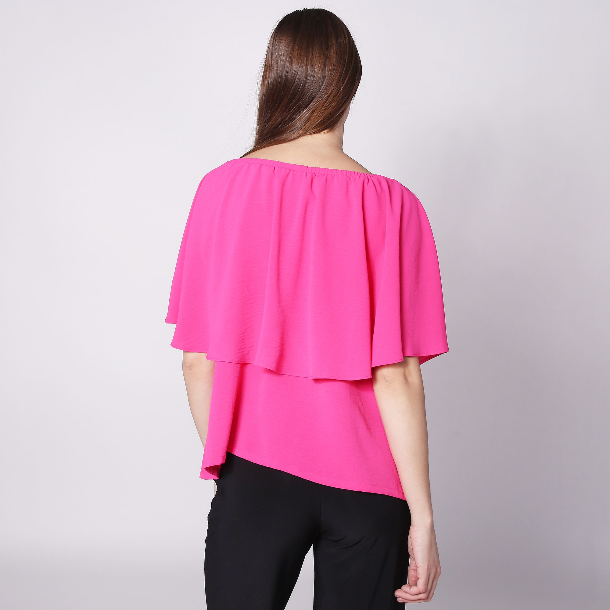 Marallis Air Flow Elasticized Capelet Top