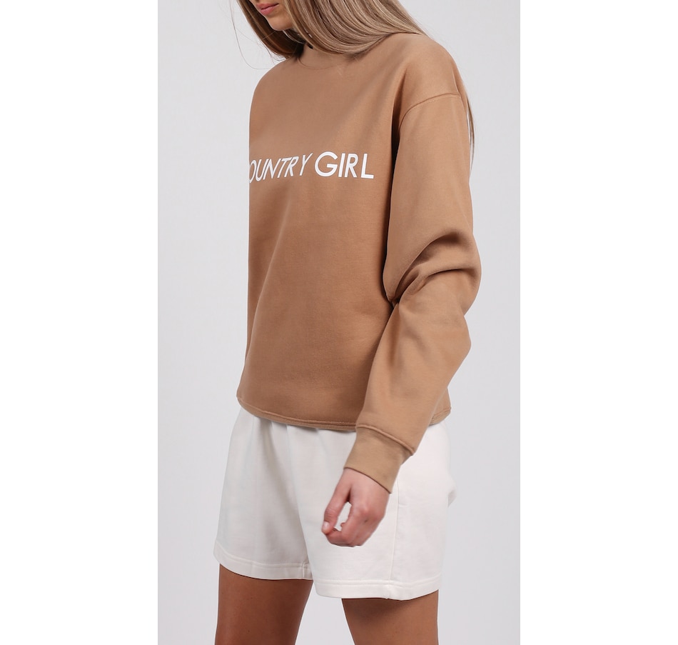 Image 222792_ALTMORE2.jpg, Product 222-792 / Price $59.88, Brunette the Label Country Girl Core Crew from Brunette The Label on TSC.ca's Fashion department