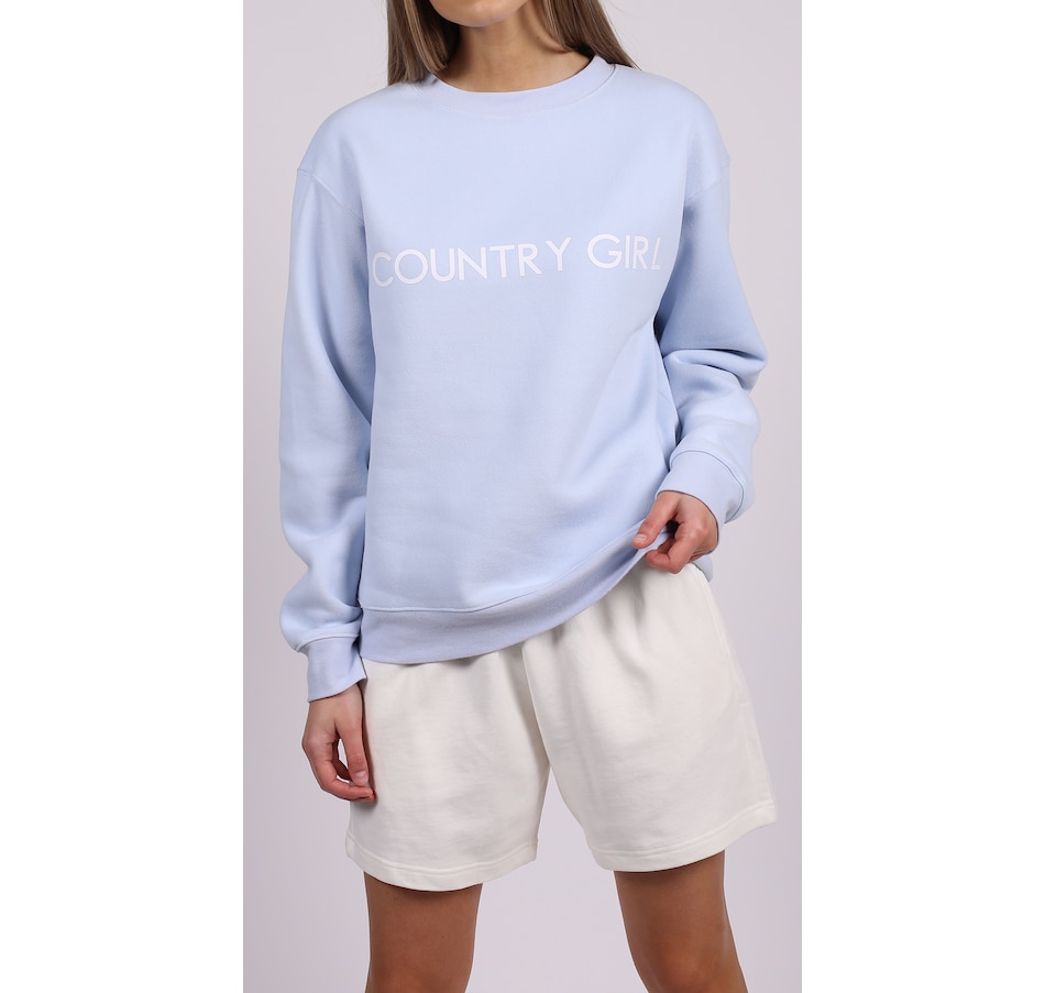 Image 222792_SUMSK.jpg, Product 222-792 / Price $59.88, Brunette the Label Country Girl Core Crew from Brunette The Label on TSC.ca's Fashion department