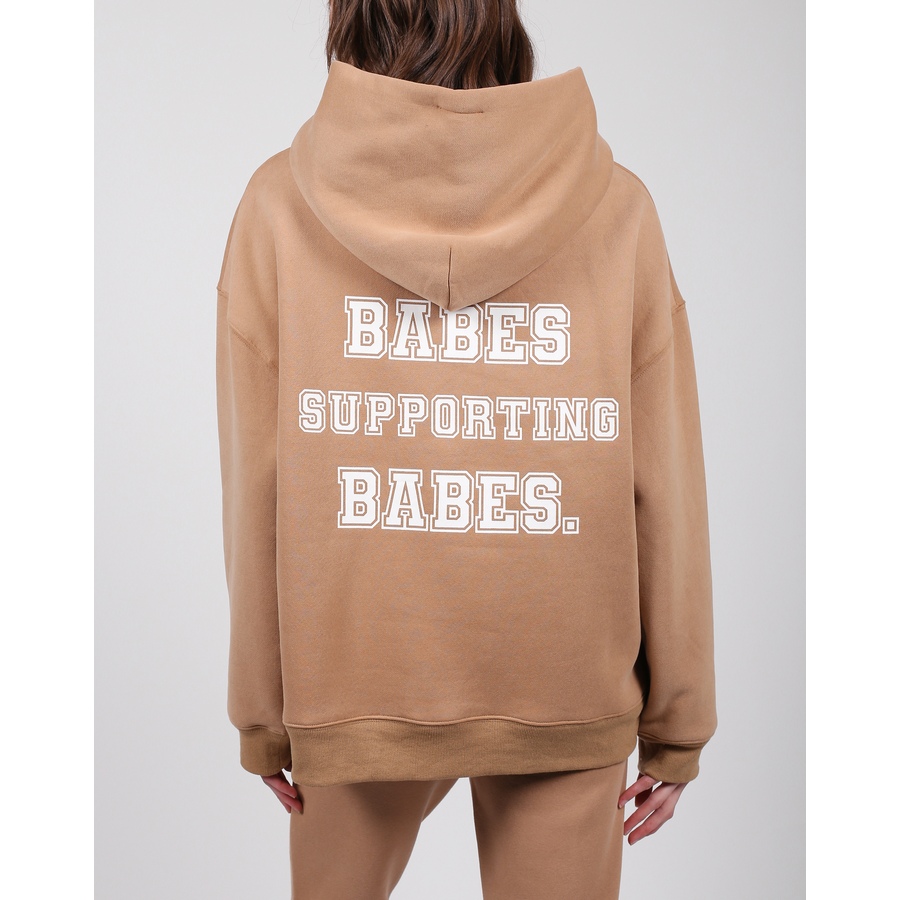 Image 222796_CRE.jpg, Product 222-796 / Price $49.88, Brunette the Label Babes Supporting Babes Hoodie from Brunette The Label on TSC.ca's Fashion department