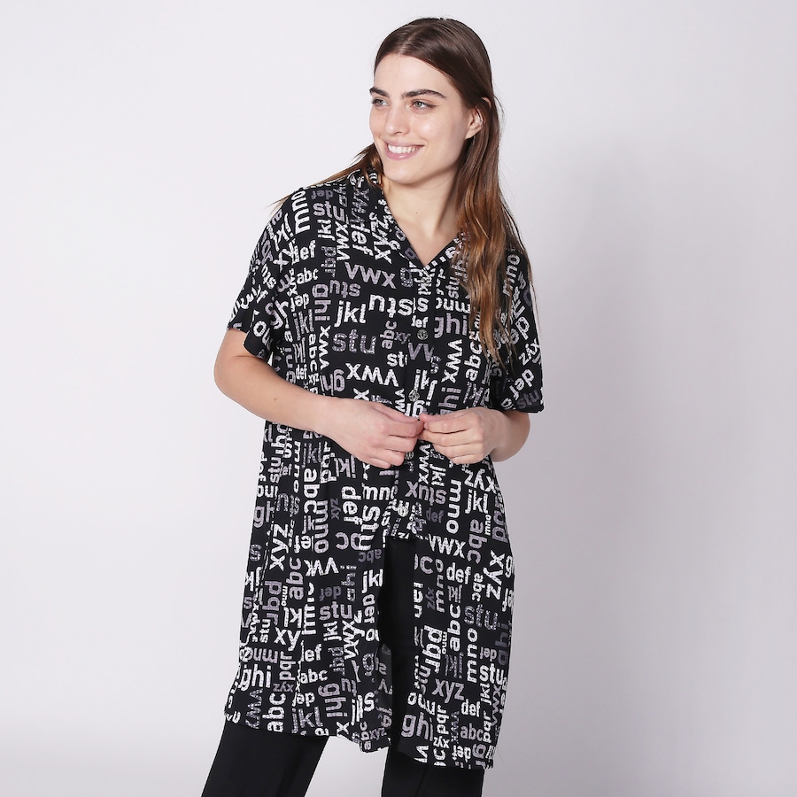 Image 222803_BLK.jpg, Product 222-803 / Price $24.33, Marallis Chiffon Button Front Tunic Shirt from Marallis on TSC.ca's Fashion department