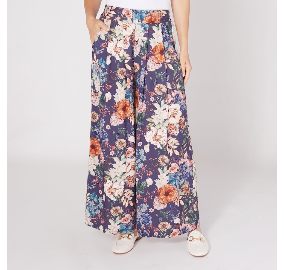 Image 222823_FLO.jpg, Product 222-823 / Price $34.33, M Made In Italy Woven Pull On Pant With Slash Pockets from M Made in Italy on TSC.ca's Fashion department