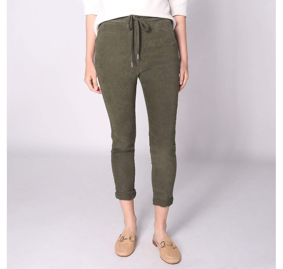 Image 222841_OLI.jpg, Product 222-841 / Price $24.33, M Made In Italy Pull-On Mini Cord Pant from M Made in Italy on TSC.ca's Fashion department