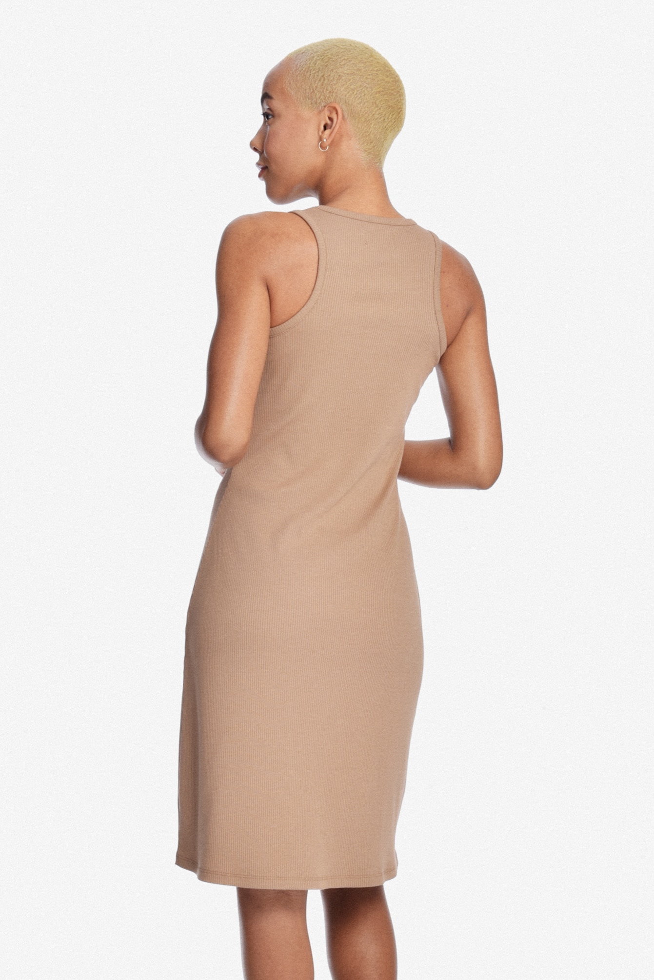 Philosophy apparel scoop outlet neck midi tank dress