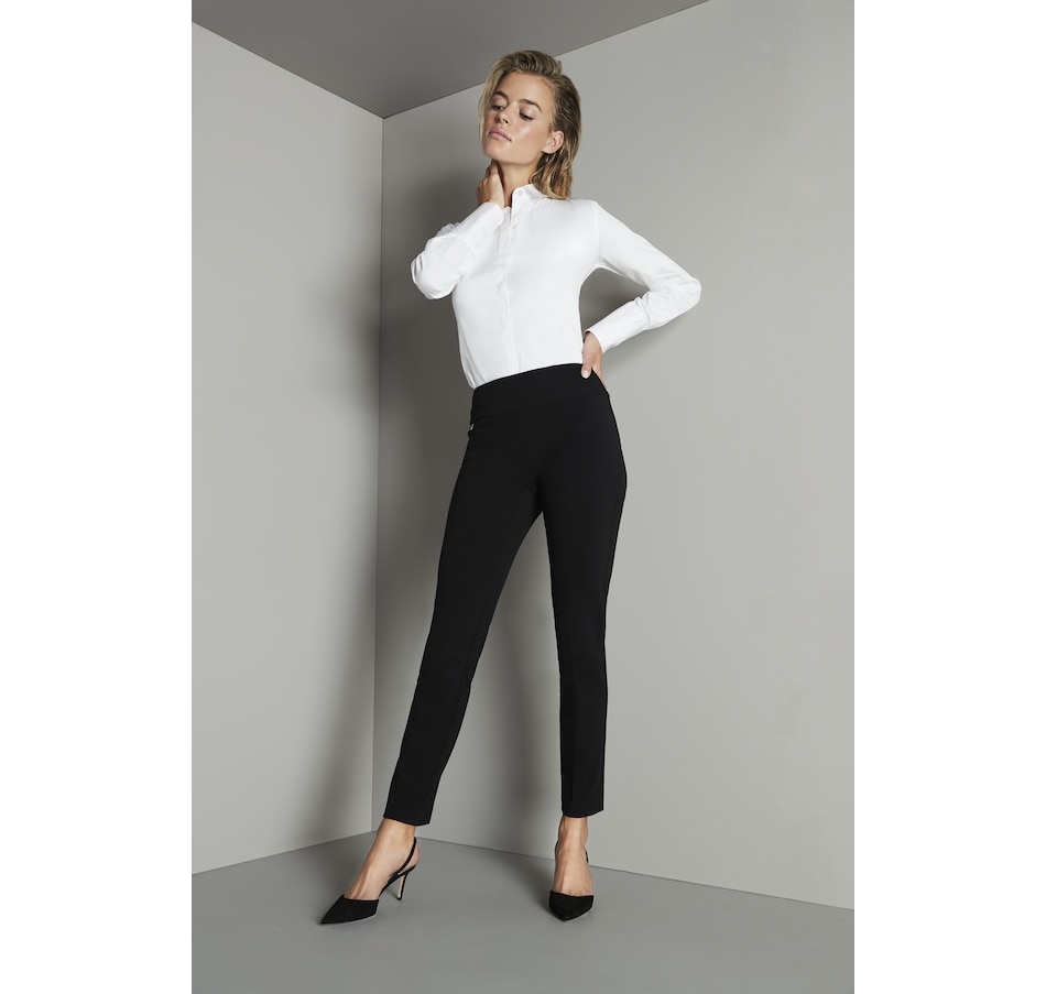 Clothing & Shoes - Bottoms - Pants - Wynne Style Crinkle Stretch Crepe Pants  - Online Shopping for Canadians