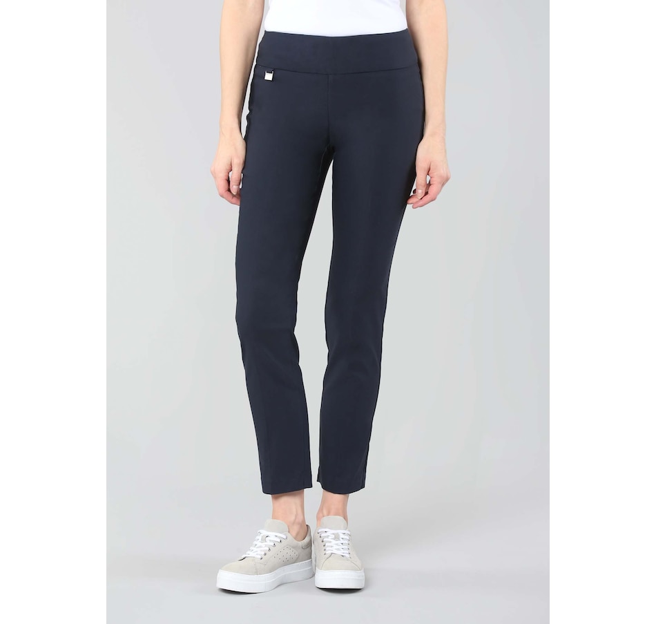 Image 222967_NVY.jpg, Product 222-967 / Price $39.33, Lisette Slim Leg Pant from Lisette L Montreal on TSC.ca's Clothing & Shoes department