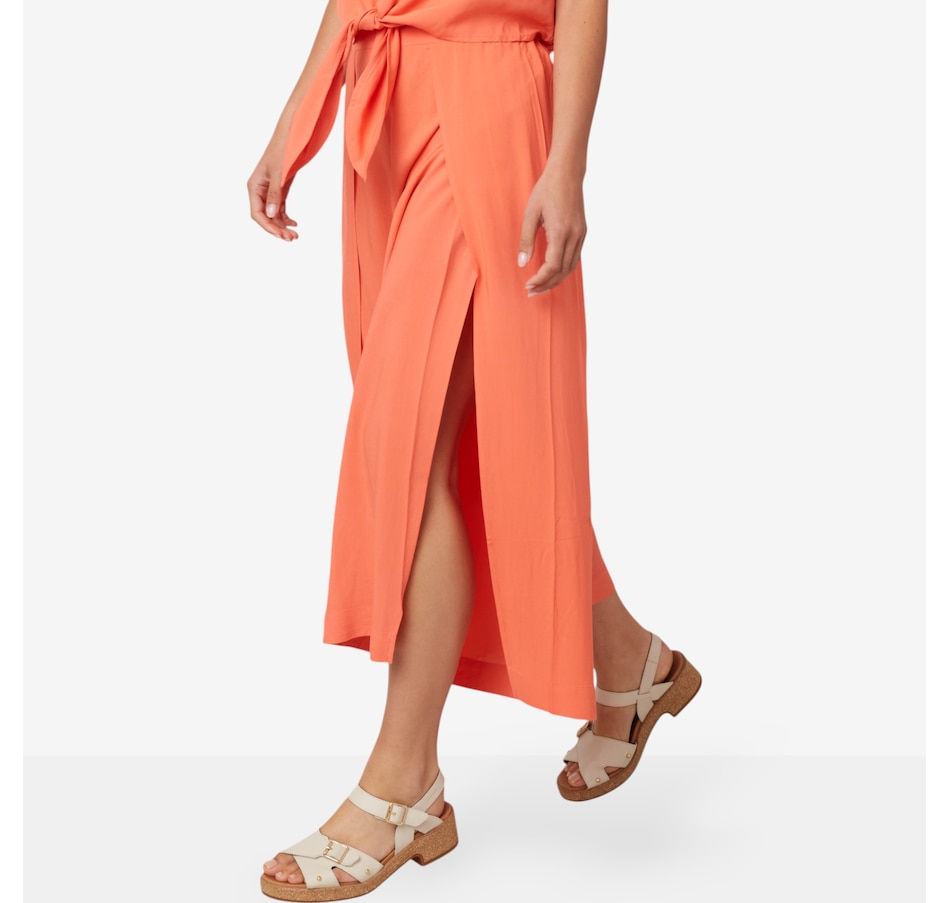 Image 223028_BRIMO.jpg, Product 223-028 / Price $29.33, claudia ev Wrap Pant with Flat Front from claudia ev on TSC.ca's Fashion department