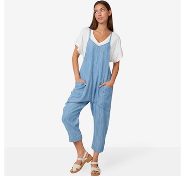 claudia ev Comfy Jumpsuit with Large Patch Pockets