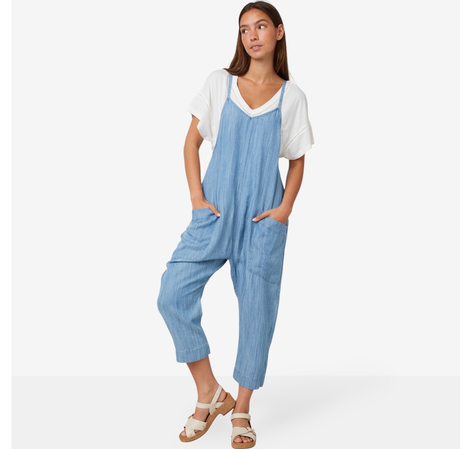 Image 223039_LTB.jpg, Product 223-039 / Price $49.88, claudia ev Comfy Jumpsuit with Large Patch Pockets from claudia ev on TSC.ca's Fashion department