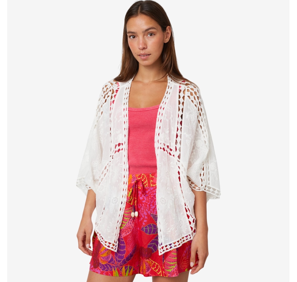 Image 223043_SUMWE.jpg, Product 223-043 / Price $29.33, claudia ev Cover Up with Lace and Cut Details from claudia ev on TSC.ca's Fashion department