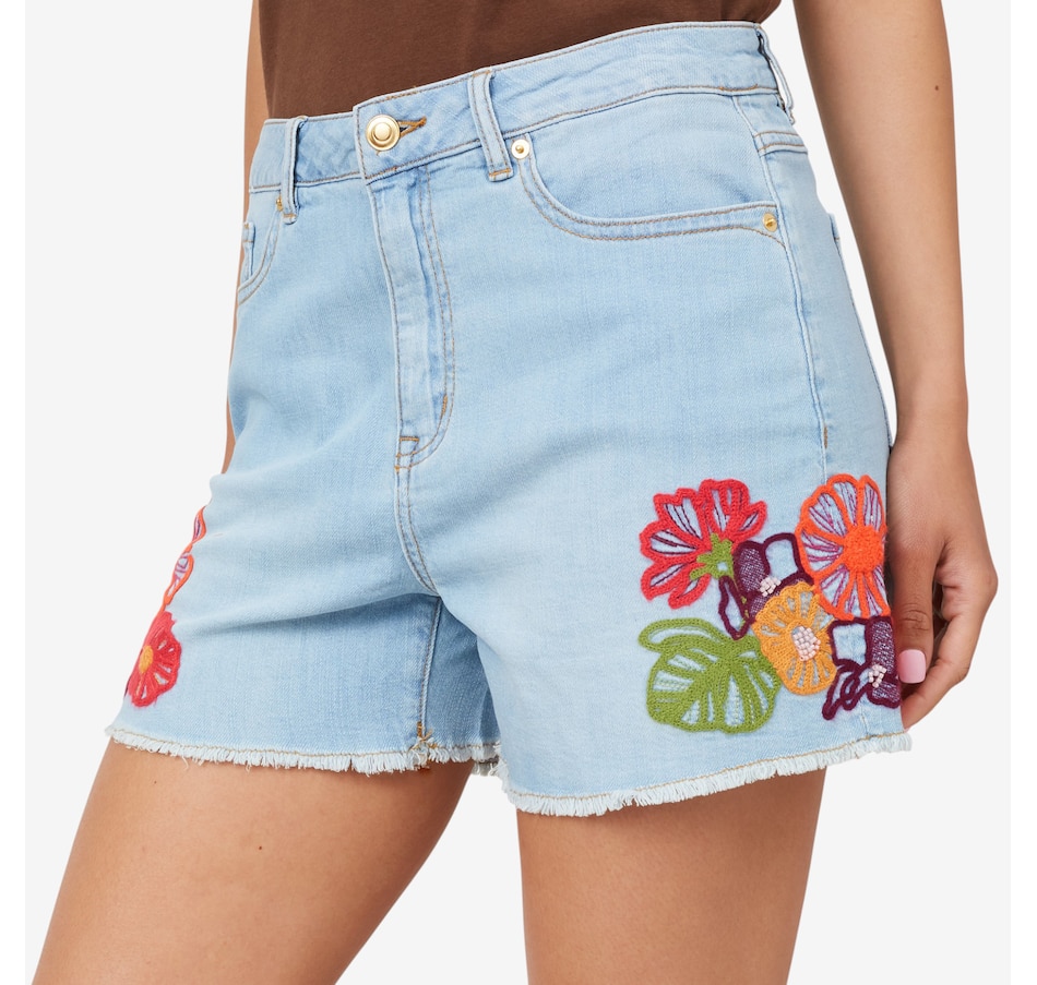 Image 223045_ALTMORE1.jpg, Product 223-045 / Price $29.33, claudia ev Jean Short with Embroidery from claudia ev on TSC.ca's Fashion department