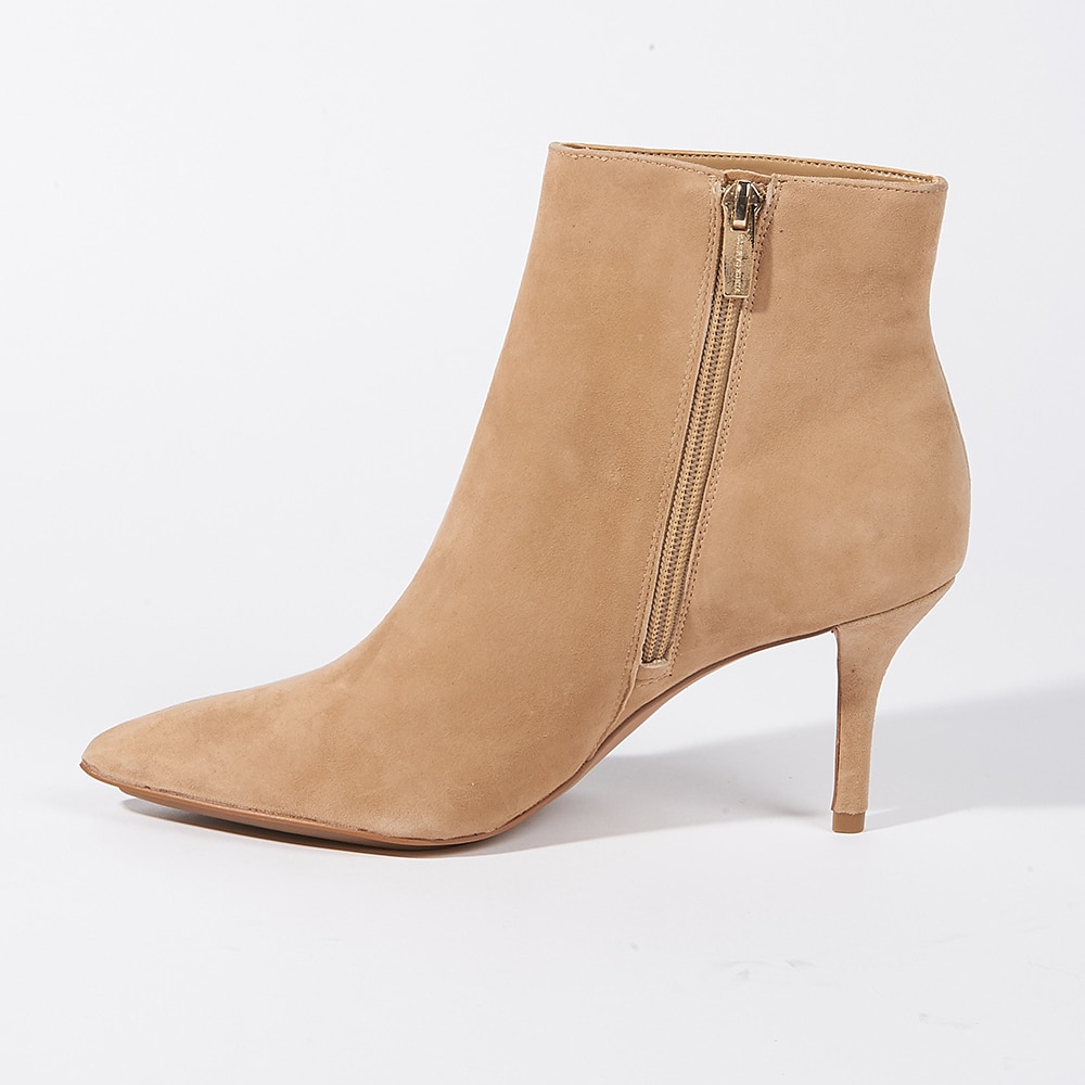 Pointed toe hot sale tan booties