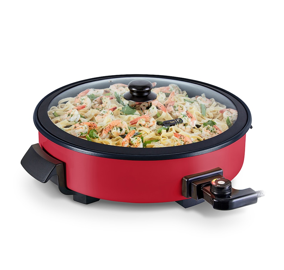 Image 223411_RED.jpg, Product 223-411 / Price $69.99, Dash 14" Family Size Skillet from Dash Kitchen on TSC.ca's Kitchen department