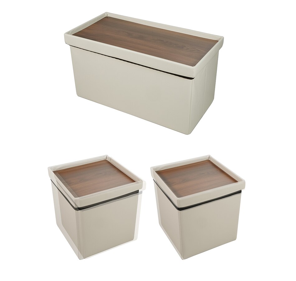 Image 223441_ALTMORE3.jpg, Product 223-441 / Price $39.33, FHE Deluxe Storage Bench And Two Ottomans from FHE Storage on TSC.ca's Home & Garden department