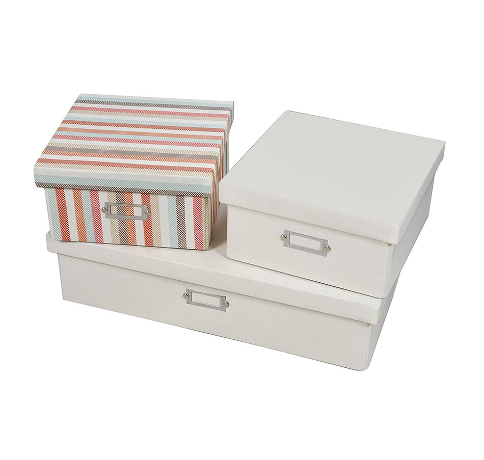 Image 223443_ALTMORE2.jpg, Product 223-443 / Price $29.88, FHE Three-Piece Blox Storage Boxes from FHE Storage on TSC.ca's Home & Garden department
