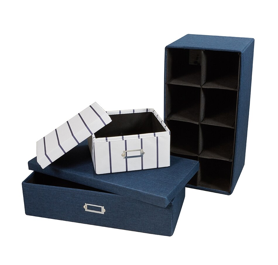 Image 223448_NVY.jpg, Product 223-448 / Price $15.33, FHE Three-Piece Blox Closet System from FHE Storage on TSC.ca's Home & Garden department