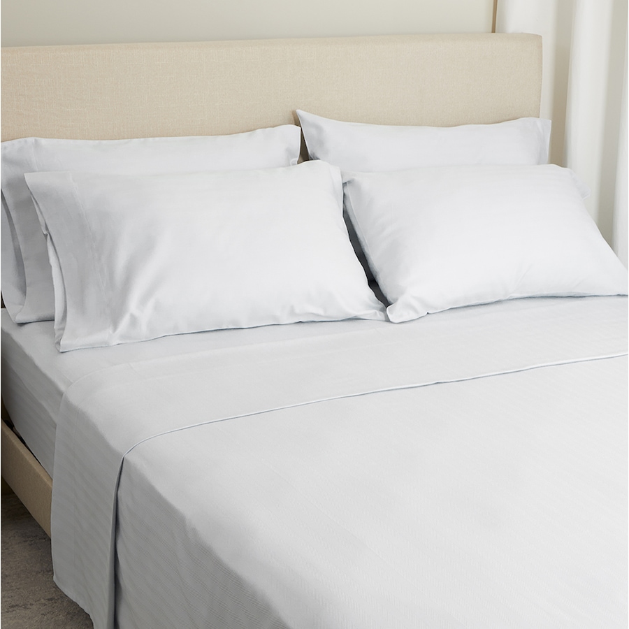 Image 223492_GRY.jpg, Product 223-492 / Price $199.99 - $269.99, Home Suite Luxury 500 Thread Count Egyptian Cotton Herringbone 6-Piece Sheet Set from Home Suite on TSC.ca's Home & Garden department