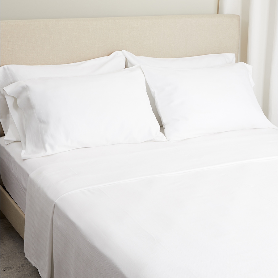 Image 223492_WHT.jpg, Product 223-492 / Price $199.99 - $269.99, Home Suite Luxury 500 Thread Count Egyptian Cotton Herringbone 6-Piece Sheet Set from Home Suite on TSC.ca's Home & Garden department