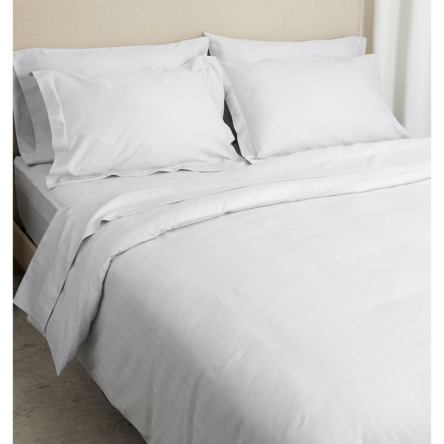 Image 223493_GRY.jpg, Product 223-493 / Price $69.88 - $99.88, Home Suite Luxury 500 Thread Count Egyptian Cotton Herringbone 3-Piece Duvet Cover Set from Home Suite on TSC.ca's Home & Garden department